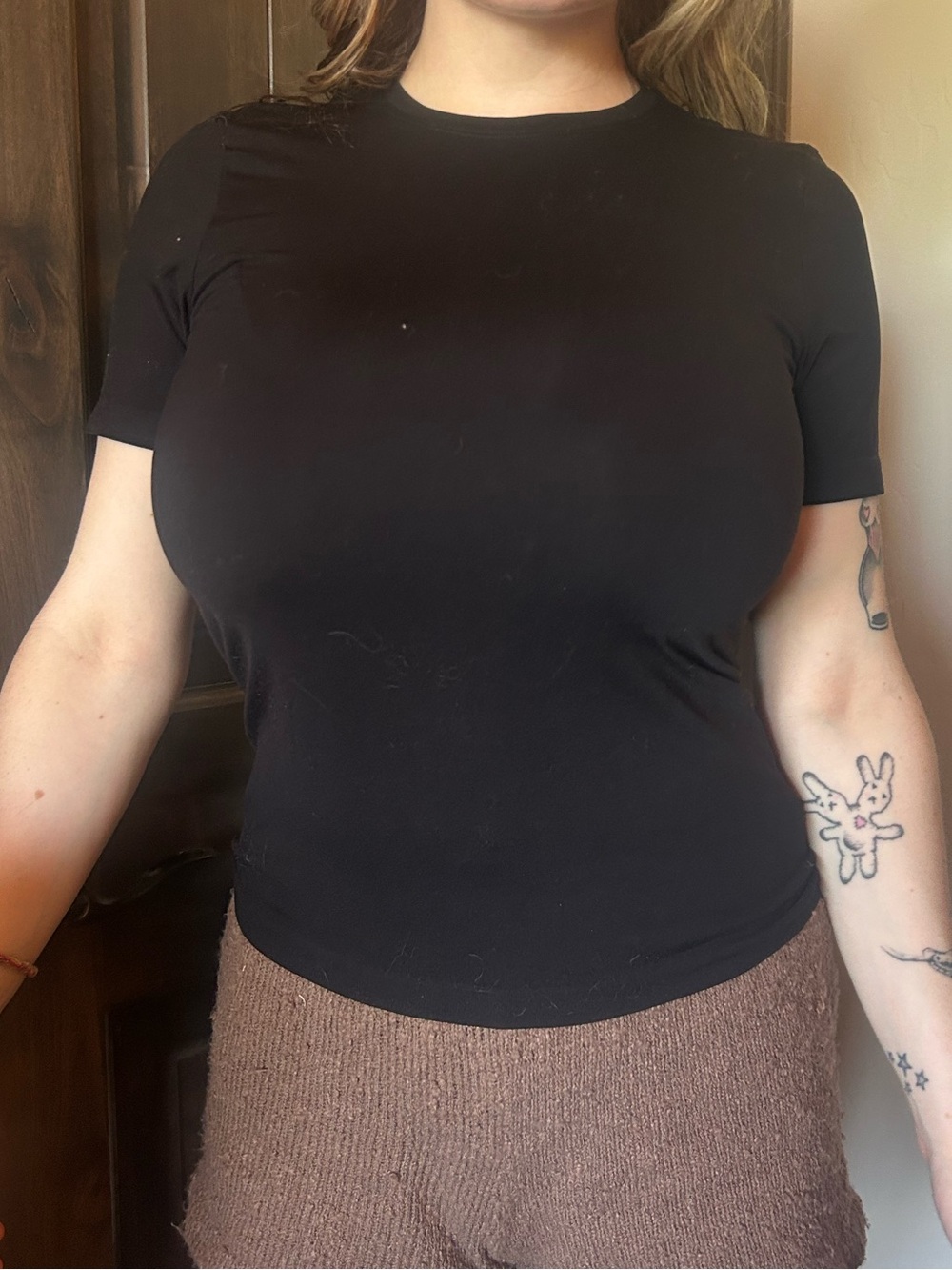 layer zero 32 degrees medium black short sleeve